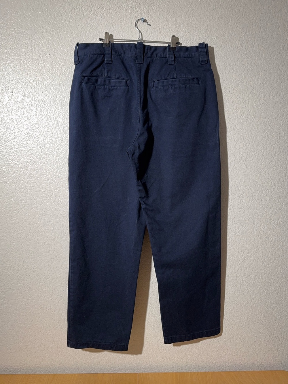Madewell Men's Vintage Straight Heavyweight Dark Navy Chinos